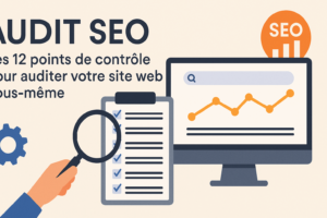 Audit SEO : Les 12 points de
contrôle pour auditer votre site web vous-même.