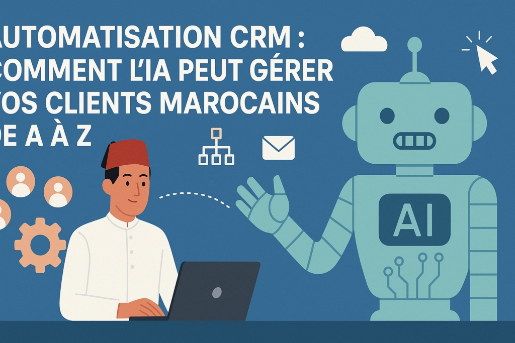 Automatisation CRM : Comment
l&rsquo;IA peut gérer vos clients marocains de A à Z.